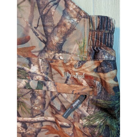 Field & Stream Bib Overalls Men 2XL Realtree Camo HydroProof Ultra Waterproof - Picture 8 of 10